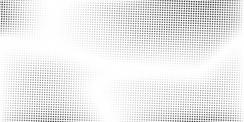 Mesh dotted halftone gradient texture. Vanishing polka dot abstract