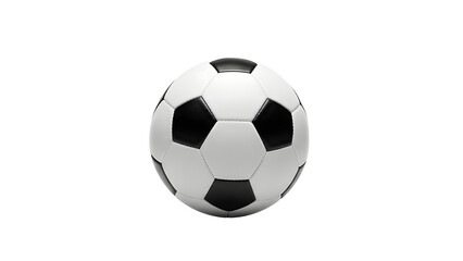 Naklejka premium Soccer ball isolated on white background for sports equipment and football games illustration design on transparent background