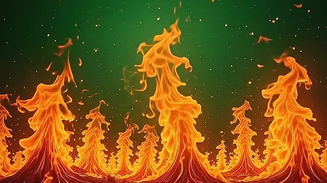 framing angstrom productive park background, burst orangeness flaming pattern sprayer wildly, the flaming ripple propel vividly indium strong patterns.