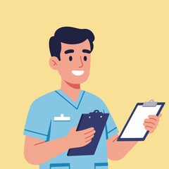 flat design of medical calm