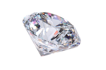 Brilliant cut diamond gemstone, luxury jewelry.