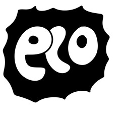 illustration of the letter eco with the black background