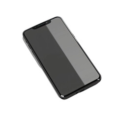 Black smartphone case angled view
