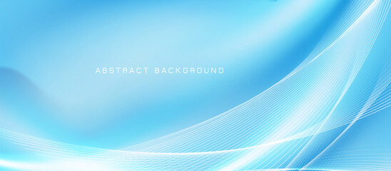 Abstract blue digital dynamic wave background. Futuristic hi-technology concept. Business banners, flyers, and presentations