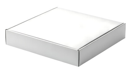 Fototapeta premium a perfectly square product box made from clean transparent background