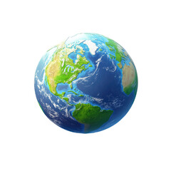 A stylized, digital Earth graphic