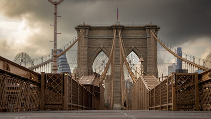 The Brooklyn Bridge in New York City