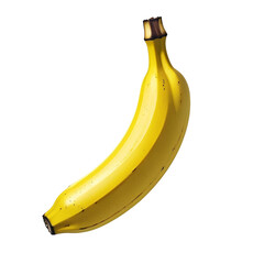 banana isolated on white