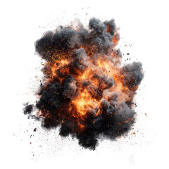 Exploding cloud of fire and smoke (9)