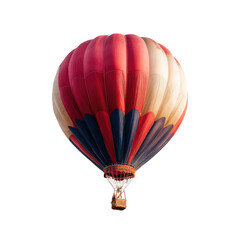 Fototapeta premium Colorful hot air balloon against black background (3)