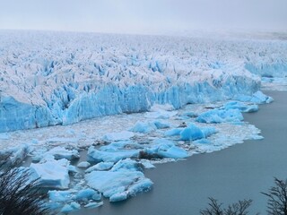Glaciar Perito Moreno en Argentina
