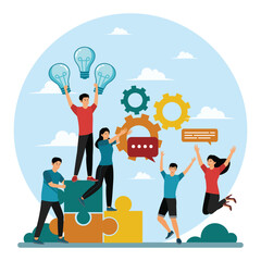HR employee engagement with work motivation.
