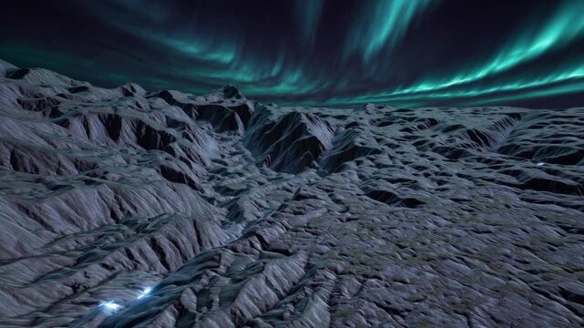 Abstract blue waves ripple with dark smoke and light, creating a dynamic texture reminiscent of a stormy sky exo planet