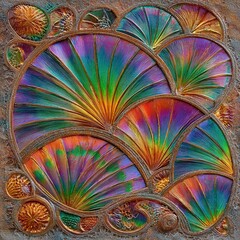 Close-up of colorful butterfly wings revealing intricate patterns and vibrant iridescent hues with detailed textures and natural beauty