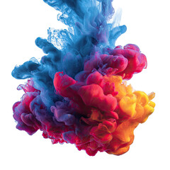 Fototapeta premium Abstract ink explosion in vibrant colors (2)