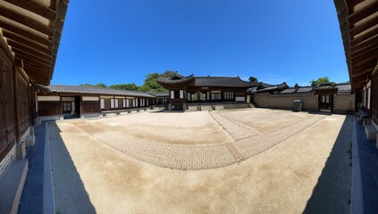창덕궁 낙선재, 서울 대한민국 - 2025년 7월 12일 촬영 Nakseon Hall at Changdeokgung Palace in seoul south korea - pictured 12 July 2025.