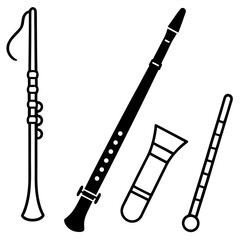 vector illustration of a musical instruments