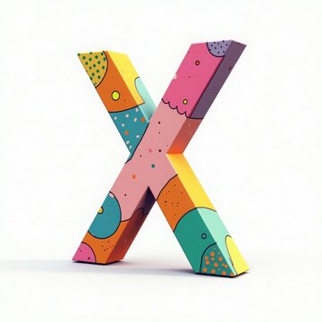 Xtra Fun Letter X &ndash; Creative and Bold Alphabet Letter Art