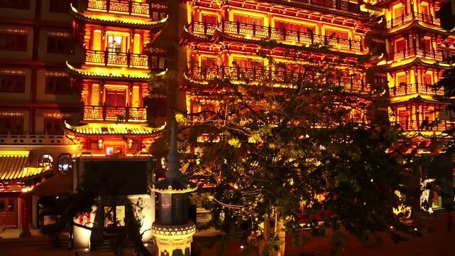 Exploring the majestic guangzhou big buddha and vibrant beijing road at night