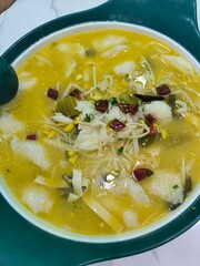 fish soup with vegetables