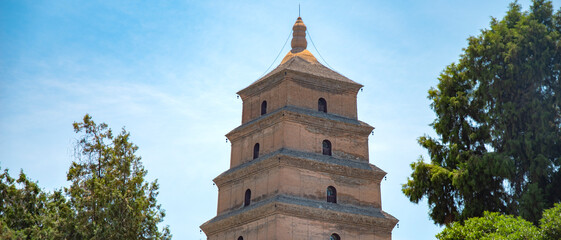  Big Wild Goose Pagoda in Xi'an China
