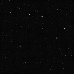 Fototapeta premium Starry night sky with glowing stars on dark space background, distant galaxy universe view with shining white dots, astronomical stargazing scene, cosmos deep space exploration, nebula concept, and ce
