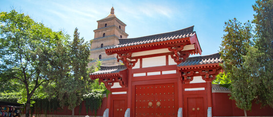  Big Wild Goose Pagoda in Xi'an China