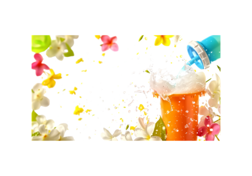 Songkran water splashing tools bucket, water gun, jasmine garlan