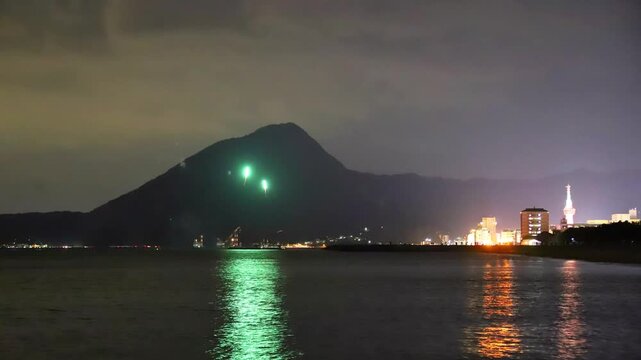 別府の花火（大分県別府市）