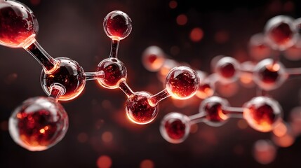 Molecular of the resveratrol compound from red wine