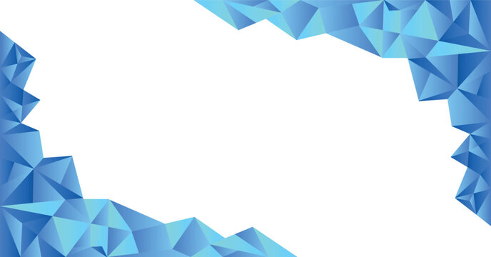 blue  triangle abstract modern background