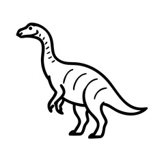 Dinosaur Minimal Vector Pictogram
