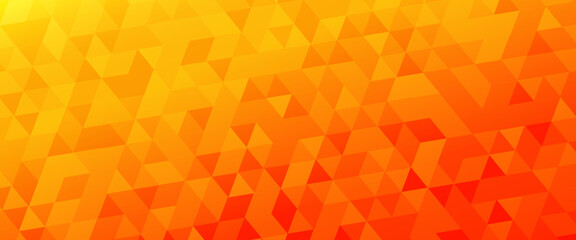 Seamless orange and red geometric background with abstract triangular shapes. Perfect for digital prints, web design, and modern graphic projects.