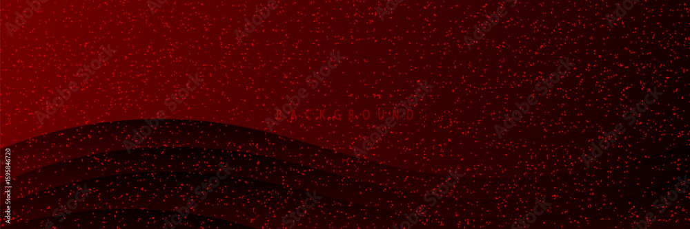 Poster abstract red black banner background. graphic design banner pattern background template with dynamic