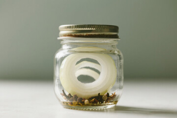 Onion in the jar