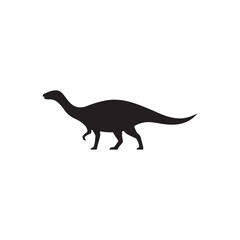 Fototapeta premium Dinosaur logo vector on white Background