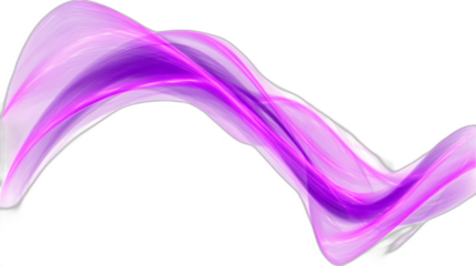 Abstract Pink and Purple Light Wave on Black Background