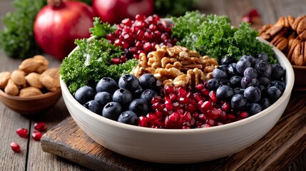 Nut and Berry Kale Power Bowl