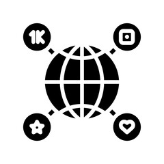 Social media system icon