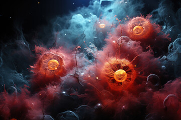 Unbelievable Galaxy wallpaper in warm colors