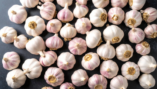 garlic on the market