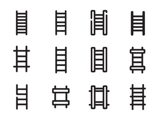 Agility Ladder Line Art for Fast Footwork Drills