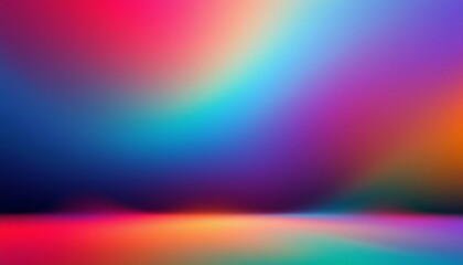 Obraz premium Vibrant Abstract Gradient Colors, Digital Art, Creative Space, Modern Design, Artistic Environment, Colorful Viewpoint