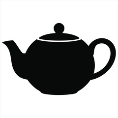 teapot isolated on white