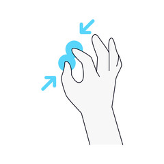 Touch Gestures Illustrations