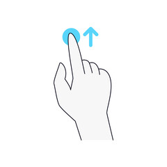 Touch Gestures Illustrations