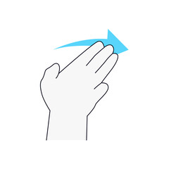 Touch Gestures Illustrations
