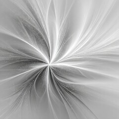 Abstract Radial Pattern In Grey And White