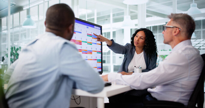 Managing Corporate Events Schedule: Diverse Team