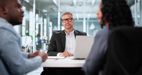 Family Estate Planning Meeting With Financial Advisor